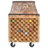 Kép 4/8 - Tömör tíkfa TV-állvány 110 x 30 x 32,5 cm
