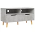 Kép 2/8 - Betonszürke szerelt fa TV-szekrény 90 x 40 x 48,5 cm
