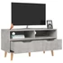 Kép 3/8 - Betonszürke szerelt fa TV-szekrény 90 x 40 x 48,5 cm
