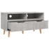 Kép 4/8 - Betonszürke szerelt fa TV-szekrény 90 x 40 x 48,5 cm