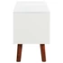 Kép 4/8 - Tömör akácfa és MDF TV-szekrény 110 x 35 x 50 cm