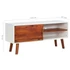 Kép 7/8 - Tömör akácfa és MDF TV-szekrény 110 x 35 x 50 cm