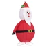 Kép 6/10 - Dekoratív luxus szövet karácsonyi LED-es Mikulás figura 60 cm