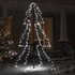 Kép 3/8 - 200 LED-es beltéri/kültéri kúp alakú karácsonyfa 98 x 150 cm