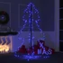 Kép 1/8 - 200 LED-es beltéri/kültéri kúp alakú karácsonyfa 98 x 150 cm