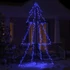 Kép 1/7 - 300 LED-es beltéri/kültéri kúp alakú karácsonyfa 120 x 220 cm