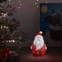 Kép 1/9 - LED-es akril karácsonyi mikulásfigura bel- és és kültérre 28 cm
