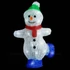 Kép 2/9 - LED-es akril karácsonyi hóemberfigura bel- és és kültérre 30 cm