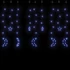 Kép 3/8 - Csillag és hold fényfüzér 138 kék LED-del és távirányítóval