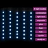 Kép 3/7 - 8 funkciós csillagdíszes fényfüggöny 200 kék LED-del