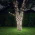 Kép 1/11 - 2 db 2x200 LED-es hideg fehér bel-/kültéri napelemes fényfüzér