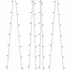 Kép 6/11 - 2 db 2x200 LED-es kék bel-/kültéri napelemes fényfüzér