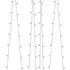 Kép 7/11 - 5 db 5x200 LED-es kék bel-/kültéri napelemes fényfüzér