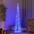 Kép 1/9 - Dekoratív kék fényű LED-es akril fénykúp 120 cm