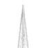 Kép 7/9 - Dekoratív kék fényű LED-es akril fénykúp 120 cm