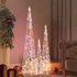 Kép 1/8 - Többfényű LED-es akril díszfénykúpszett 60/90/120 cm