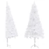 Kép 2/9 - Fehér PVC sarok műkarácsonyfa 240 cm
