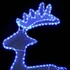 Kép 5/9 - Rénszarvasos karácsonyi dísz hálóval és 306 LED-del 60x24x89 cm