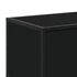 Kép 8/10 - Fekete szerelt fa TV-szekrény 180 x 35 x 41 cm