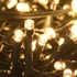 Kép 3/10 - 120 részes fehér-szürke karácsonyi gömbszett csúccsal + 300 LED