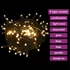 Kép 4/10 - 120 részes fehér-szürke karácsonyi gömbszett csúccsal + 300 LED