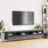 Kép 3/11 - Antracitszürke hidegen hengerelt acél TV-szekrény 202x39x43,5cm