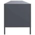 Kép 6/11 - Antracitszürke hidegen hengerelt acél TV-szekrény 202x39x43,5cm