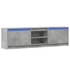 Kép 3/11 - Betonszürke szerelt fa TV-szekrény LED-ekkel 180 x 34 x 50 cm