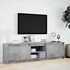 Kép 4/11 - Betonszürke szerelt fa TV-szekrény LED-ekkel 180 x 34 x 50 cm