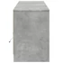 Kép 7/11 - Betonszürke szerelt fa TV-szekrény LED-ekkel 180 x 34 x 50 cm