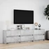Kép 4/11 - Betonszürke szerelt fa TV-szekrény LED-ekkel 180 x 34 x 50 cm