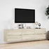 Kép 4/11 - Sonoma tölgy színű falra TV-szekrény LED-del 180 x 31 x 45 cm