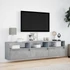 Kép 4/11 - Fehér falra szerelhető TV-szekrény LED-del 180 x 31 x 45 cm