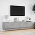 Kép 4/11 - Fehér falra szerelhető TV-szekrény LED-del 180 x 31 x 38 cm