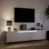 Kép 5/11 - Fehér falra szerelhető TV-szekrény LED-del 180 x 31 x 39,5 cm