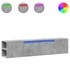 Kép 2/11 - Betonszürke fali TV-szekrény LED-del 180 x 31 x 39,5 cm