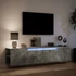Kép 5/11 - Betonszürke fali TV-szekrény LED-del 180 x 31 x 39,5 cm