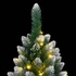 Kép 7/11 - Műkarácsonyfa 300 LED-del 210 cm