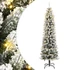Kép 1/11 - Műkarácsonyfa 300 LED-del és pelyhes hóval 180 cm