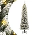 Kép 1/11 - Műkarácsonyfa 300 LED-del és pelyhes hóval 210 cm