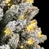 Kép 7/11 - Műkarácsonyfa 300 LED-del és pelyhes hóval 210 cm