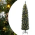 Kép 1/11 - Vékony műkarácsonyfa 300 LED-del 210 cm