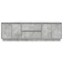 Kép 7/11 - Betonszürke TV-szekrény LED lámpákkal 160,5x41x50 cm