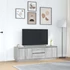 Kép 4/11 - Szürke sonoma színű TV-szekrény LED-lámpákkal 160,5x41x50 cm