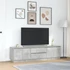 Kép 4/11 - Betonszürke TV-szekrény LED lámpákkal 193,5x41x50 cm