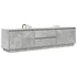 Kép 5/11 - Betonszürke TV-szekrény LED lámpákkal 193,5x41x50 cm