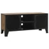 Kép 2/10 - Rusztikus barna fém és MDF TV-szekrény 105 x 36 x 47 cm