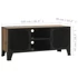 Kép 9/10 - Rusztikus barna fém és MDF TV-szekrény 105 x 36 x 47 cm