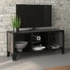 Kép 1/10 - Szürke fém és MDF TV-szekrény 105 x 36 x 47 cm