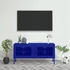 Kép 1/10 - Tengerészkék acél TV-szekrény 105 x 35 x 50 cm